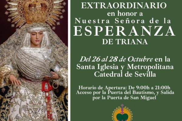 Besamanos Extraordinario a la Esperanza de Triana en la Catedral de Sevilla