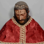 Busto del Ecce Homo relacionado con el Señor de la Salud y Buen Viaje de San Esteban