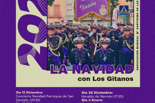 Banda juvenil Los Gitanos en su agenda de Navidad