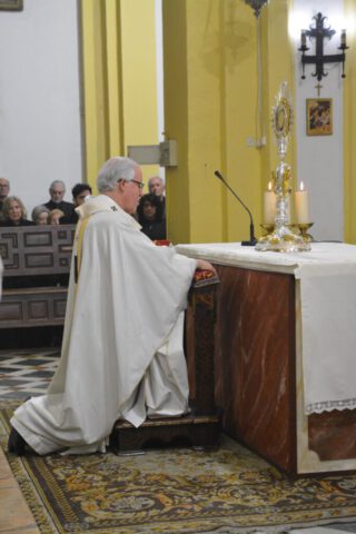 El Arzobispo preside el Acto Eucarístico en San Ildefonso-