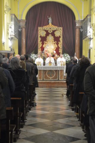 El Arzobispo -preside el Acto Eucarístico en San Ildefonso