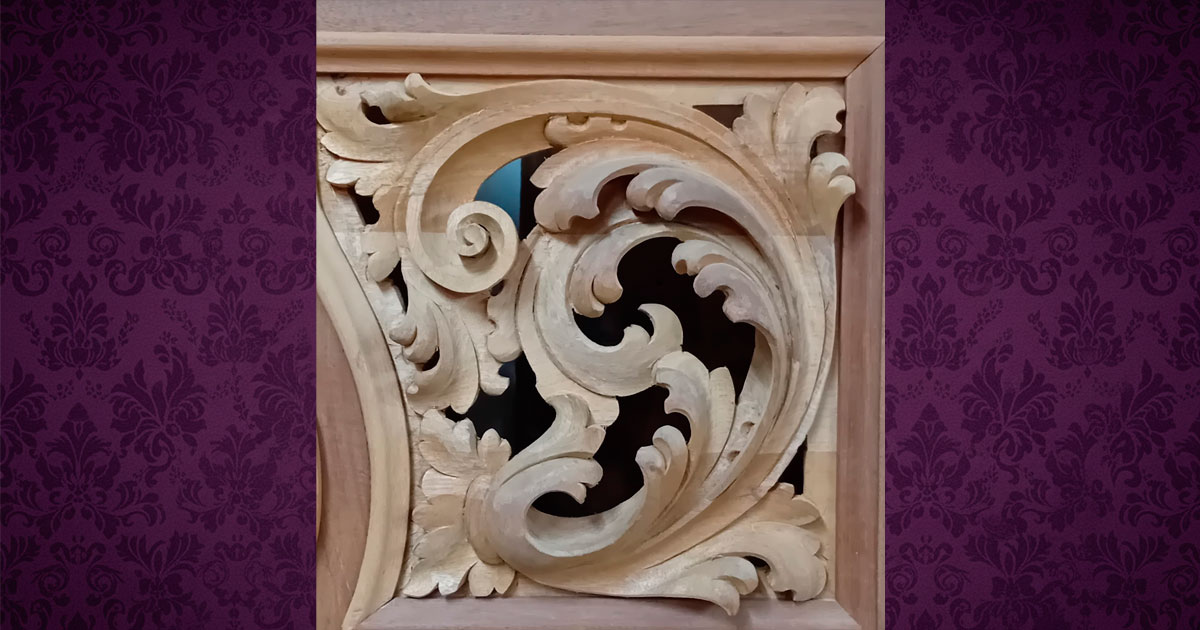 Talla de la Canastilla de la Hermandad de Padre Pío