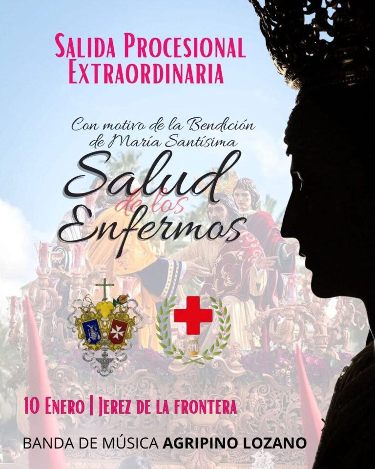La Virgen de la Salud de los Enfermos Protagonizará su Procesión de Traslado el 10 de Enero en Jerez