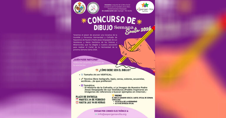 La Hermandad de Jesús Despojado Confía el Cartel de la Semana Santa 2026 a Asperger-TEA Sevilla
