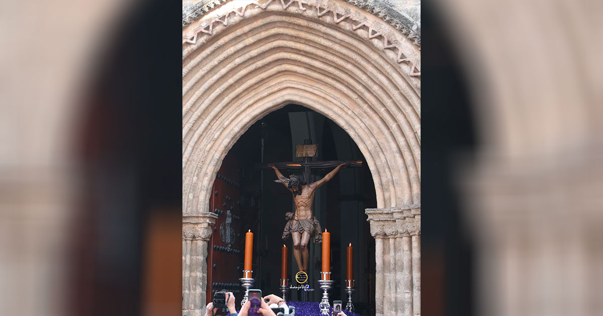 Cristo de la Buena Muerte en el Vía Crucis del Consejo 2026 en la Catedral de Sevilla