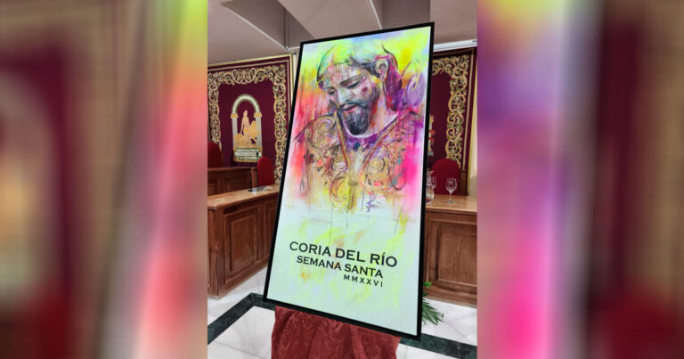 Coria del Río Presenta el cartel de la Semana Santa 2026, Protagonizado por el Cautivo