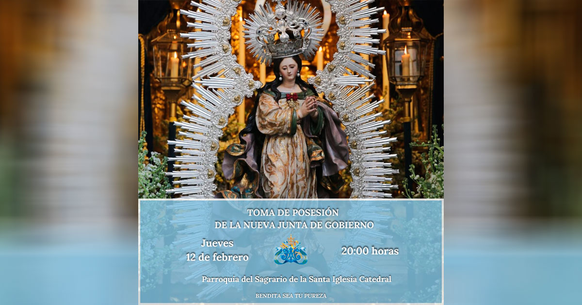 toma de posesion de la nuneva junta de gobierno de la pura y limpia