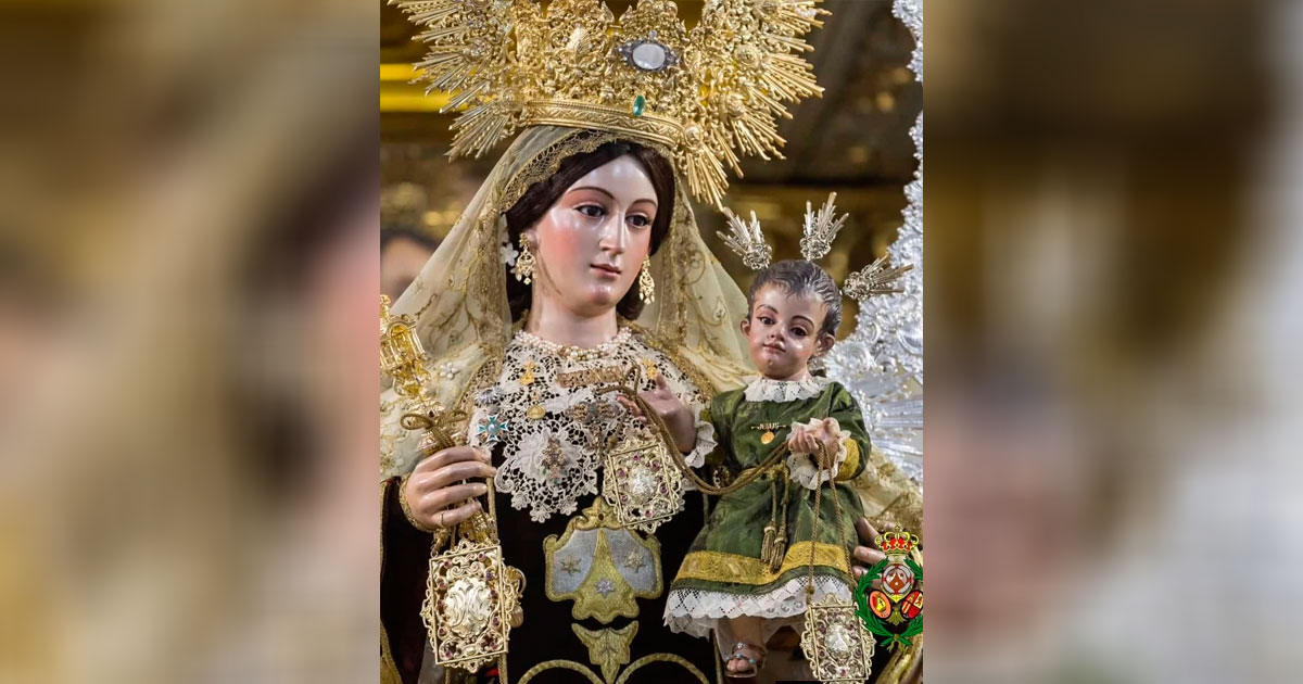 Virgen del Carmen de San Gil que será restaurada por Sheila Criado