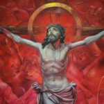 Obras de la exposición Antoine Cas + Semana Santa en la Fundación Cajasol de Sevilla