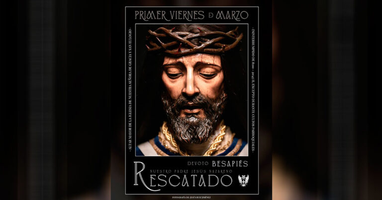 El Señor Rescatado de Córdoba Estará en Devoto Besapiés este Primer Viernes de Marzo