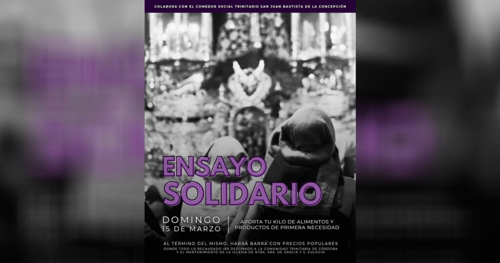 ensayo solidario Hermandad del Rescatado Córdoba