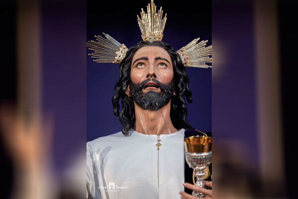 alería del Señor de la Sagrada Cena durante su quinario cuaresmal