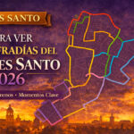 Mapa itinerarios y puntos de interés Martes Santo Sevilla 2026