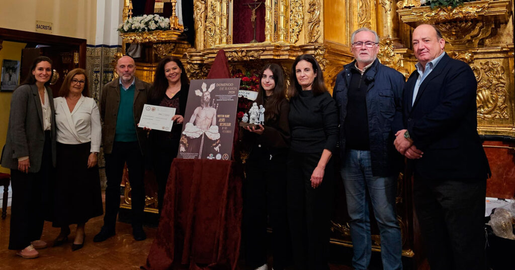 Cartel digital de Nuestro Padre Jesús Despojado presentado por la Hermandad de Jesús Despojado con donativo a Asperger Sevilla