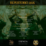 Repertorio musical 2026 de la Banda de Cornetas y Tambores Esencia