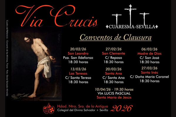 Saiz Meneses preside hoy el vía crucis de la Antigua