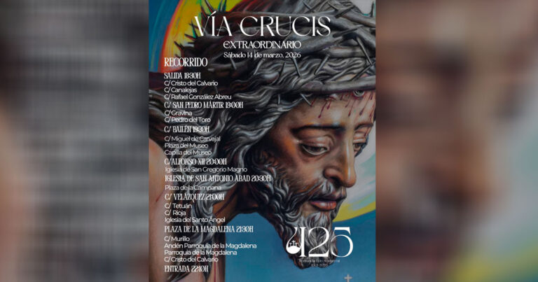 La Hermandad de Montserrat Anuncia el Recorrido Definitivo del Vía Crucis Extraordinario del Cristo de la Conversión