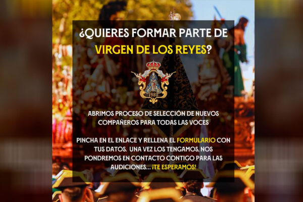 La Agrupación Musical Virgen de los Reyes abre selección de nuevos componentes