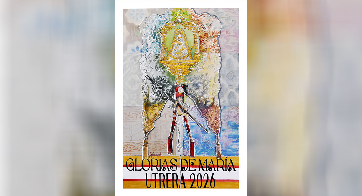 Cartel Mayo Mariano Utrera 2026 obra de Sheila Criado
