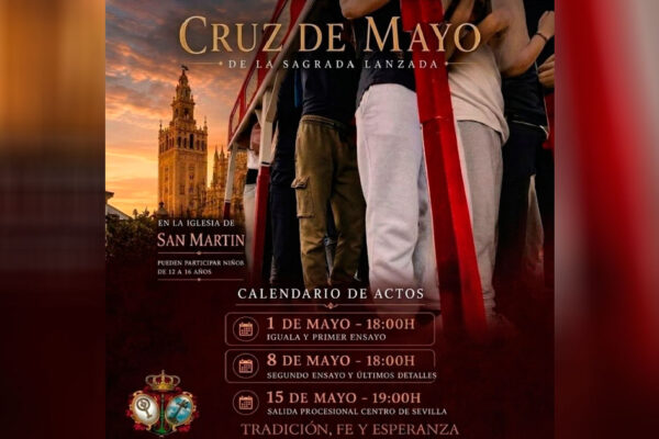 cruz de mayo sagrada lanzada sevilla