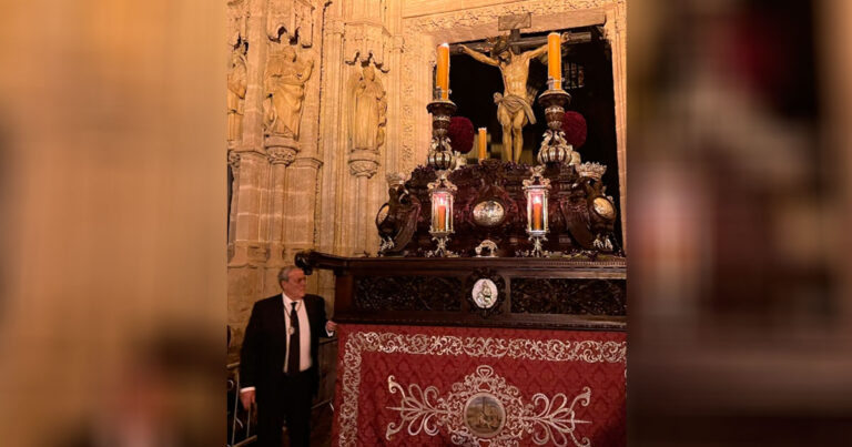 Luis Gómez-Caminero se Retira como Capataz del Cristo del Calvario