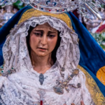 María Santísima de la Amargura de la Hermandad del Rescatado de Córdoba en imágenes del comunicado oficial sobre su próxima restauración por el IAPH.