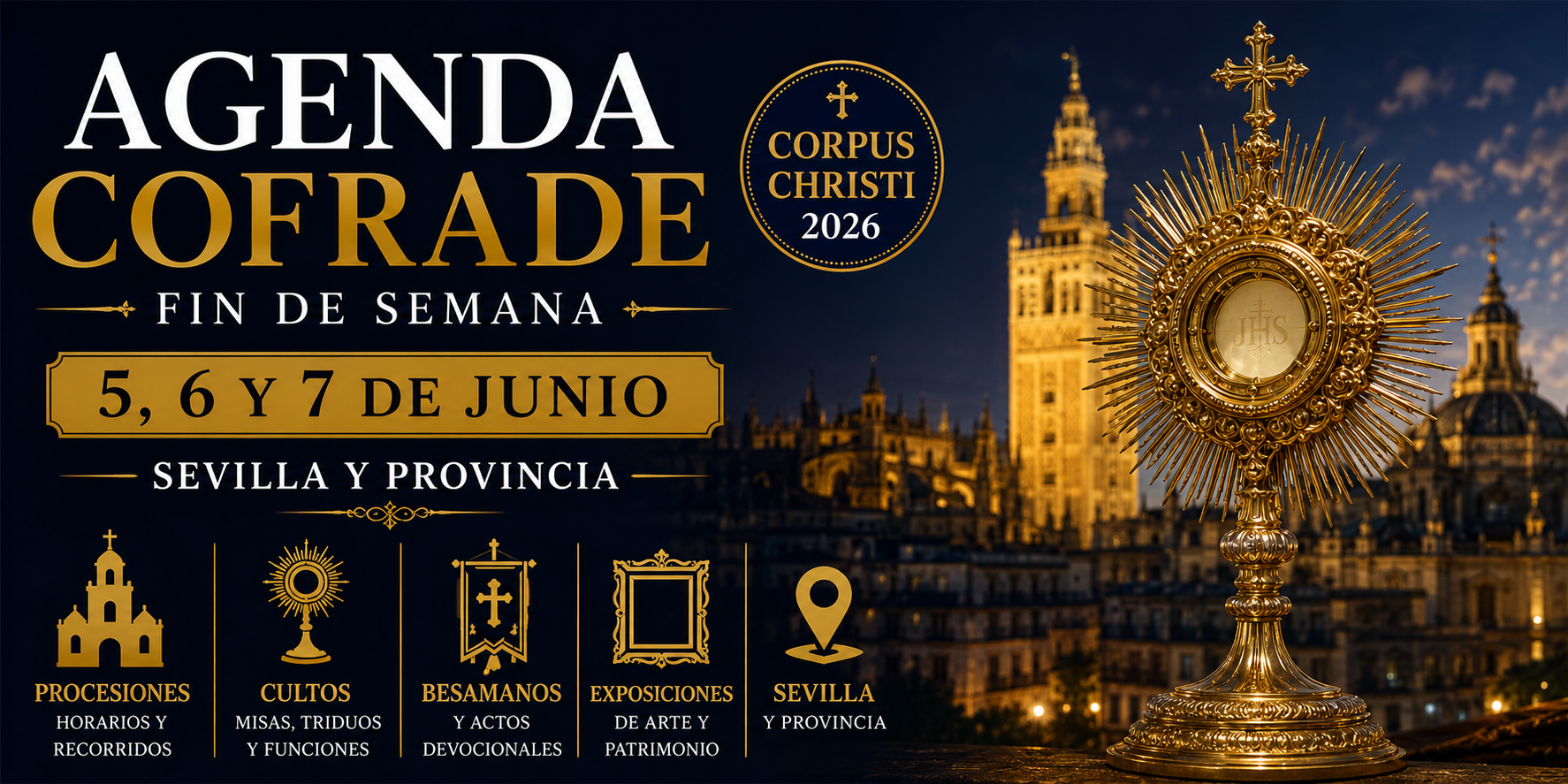 Agenda Cofrade Sevilla junio 2026