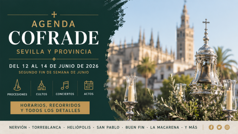Agenda Cofrade del Fin de Semana en Sevilla y Provincia, del Viernes 12 de Junio al Domingo 14