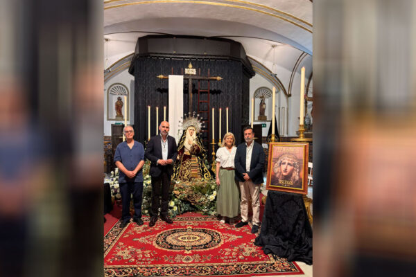 Cartel del 175 aniversario de la hechura y bendición de Nuestra Señora de la Soledad de San Buenaventura presentado por la hermandad para los actos conmemorativos de 2026.