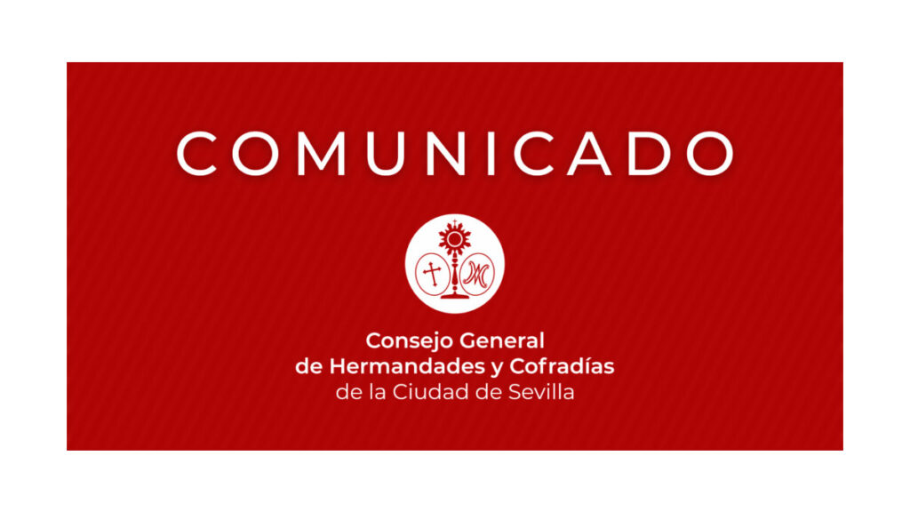 Representantes del Consejo General de Hermandades y Cofradías de Sevilla durante una reunión relacionada con el reparto económico de las hermandades del Viernes de Dolores y Sábado de Pasión.