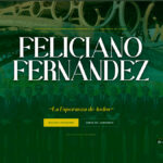 Imagen promocional de la candidatura de Feliciano Fernández anunciando el lanzamiento de su página web para las elecciones de la Hermandad de la Esperanza de Triana.