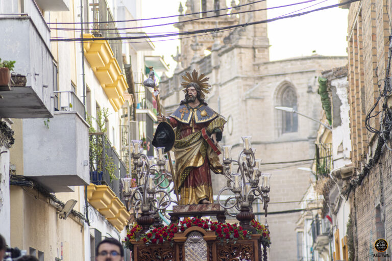 Crónica de la procesión de Santiago Apóstol por las Calles de su Feligresía en Jerez.