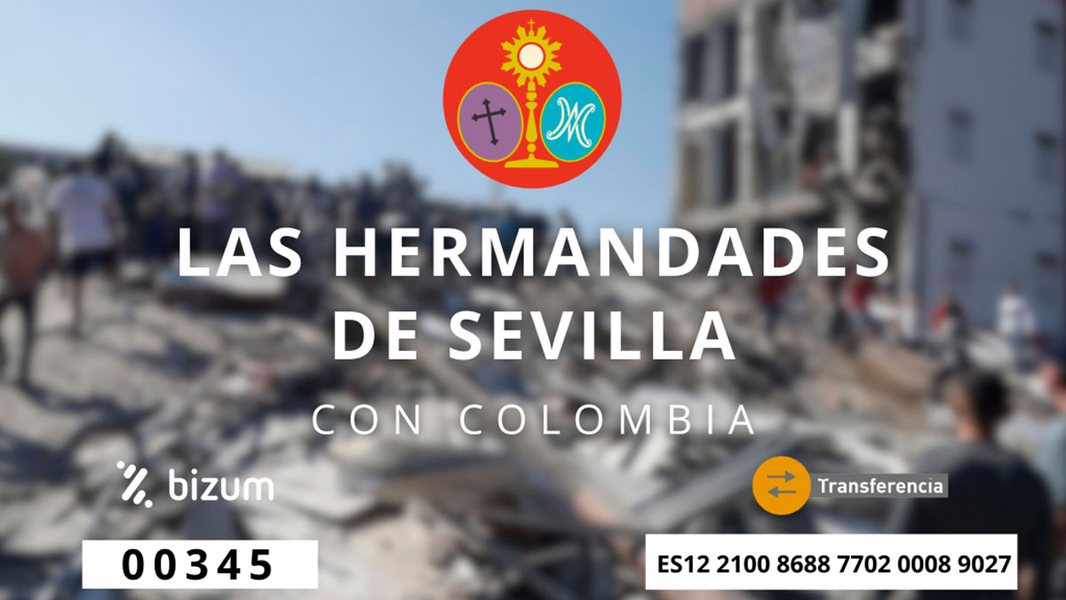 Hermandades de Sevilla en apoyo a Colombia