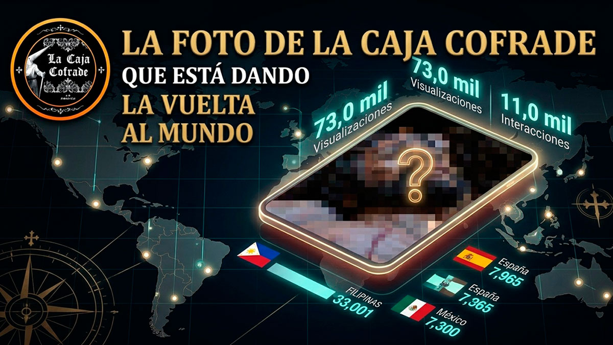 La foto de La Caja Cofrade que está dando la vuelta al mundo