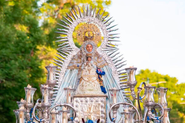 Virgen del Juncal de Sevilla durante los cultos de septiembre de 2026