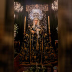 Nuestra Señora del Gran Poder de Málaga durante su besamanos
