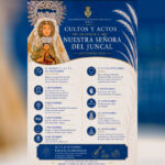 Cartel de la Hermandad del Juncal para la salida procesional de la Virgen del Juncal