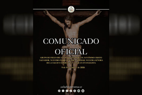 Sheila Criado Caña restaurará el Santísimo Cristo Salvador de Salud y Esperanza