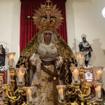 Virgen de los Dolores del Cerro durante su misión pastoral por Amate y Los Pajaritos